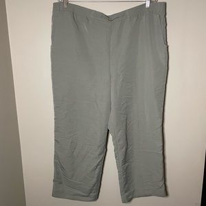 💜5 FOR $20💜 Alfred Dunner Petite Green/Gray Pants